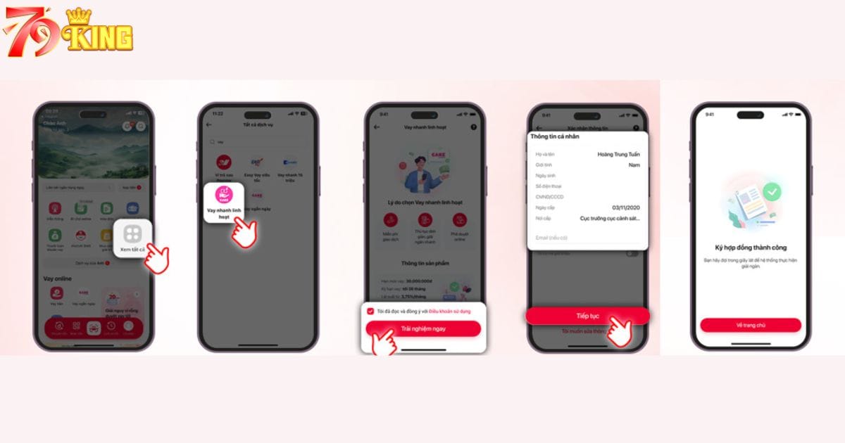 Các bước vay cơ bản trên Viettel Money