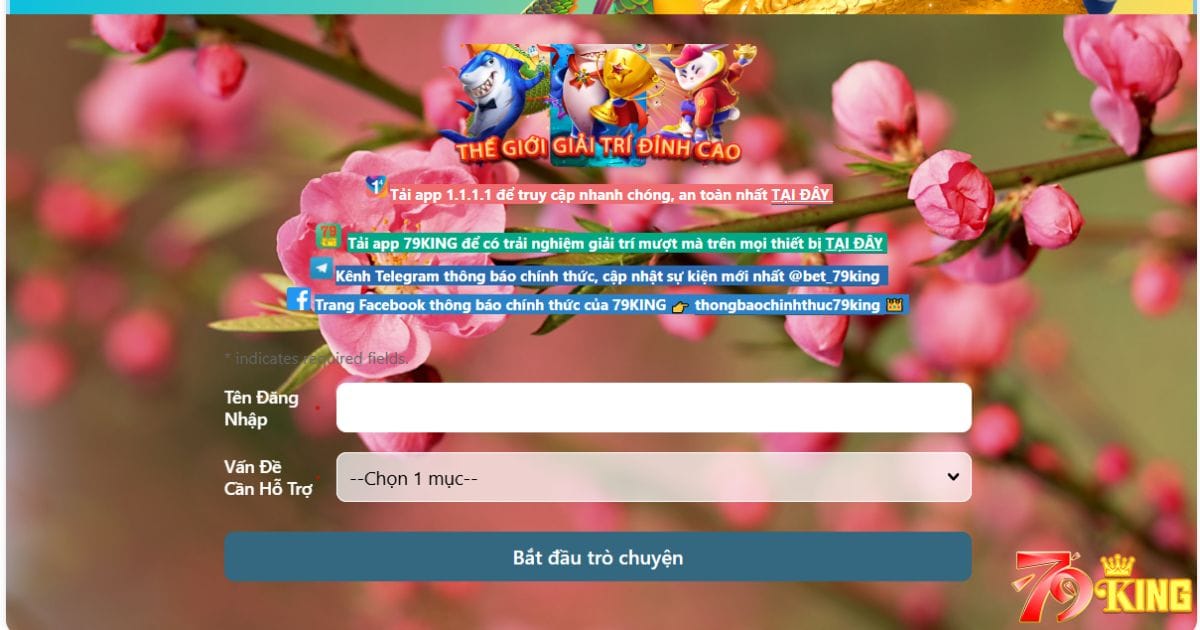 Liên hệ CSKH để được hỗ trợ khi xảy ra sự cố rút tiền tại 79KING